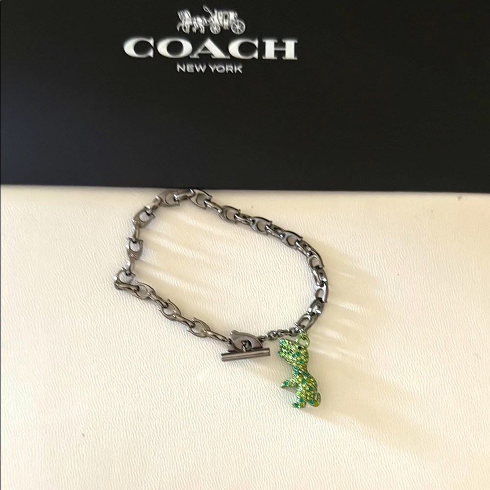 COACH T Rex Charm Bracelet